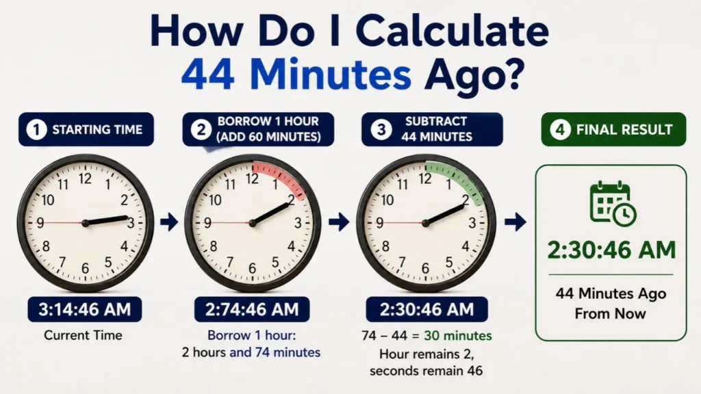 how-do-i-calculate-44-minutes-ago