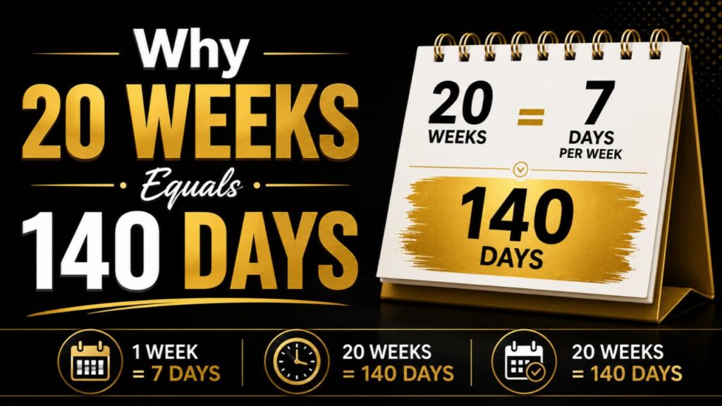 why-20-weeks-equals-140-days